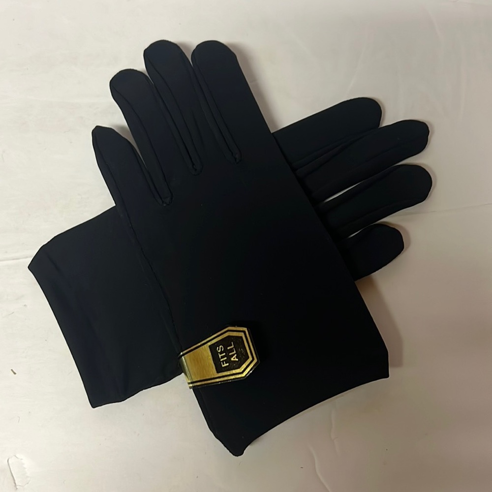black short wrist gloves one size fits all
